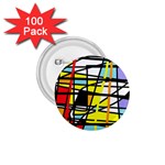 Casual abstraction 1.75  Buttons (100 pack)  Front