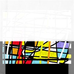 Casual Abstraction Rectangular Jigsaw Puzzl