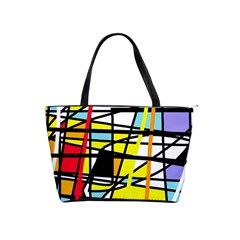 Casual Abstraction Shoulder Handbags