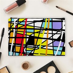 Casual Abstraction Cosmetic Bag (large) 