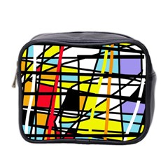 Casual Abstraction Mini Toiletries Bag 2-side