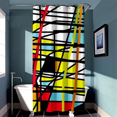 Casual Abstraction Shower Curtain 36  X 72  (stall) 