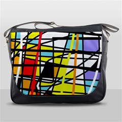 Casual Abstraction Messenger Bags