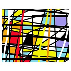 Casual Abstraction Double Sided Flano Blanket (medium) 