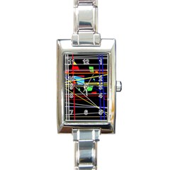 No Limit Rectangle Italian Charm Watch