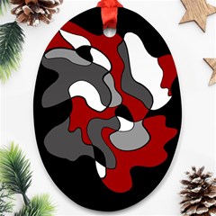 Creative Spot - Red Ornament (oval) 