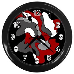 Creative Spot - Red Wall Clocks (black)