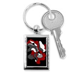 Creative spot - red Key Chains (Rectangle)  Front