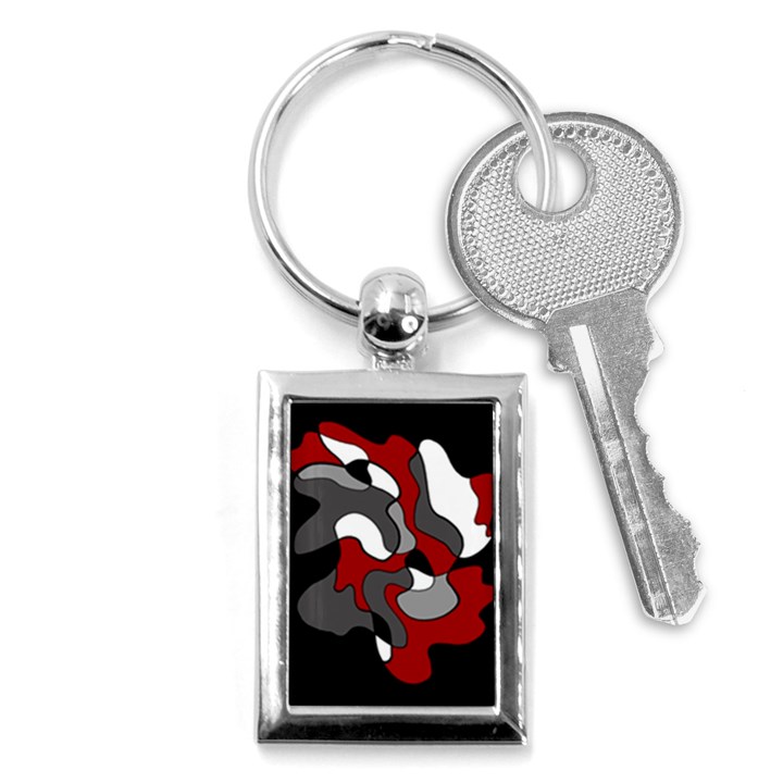 Creative spot - red Key Chains (Rectangle) 