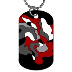 Creative Spot - Red Dog Tag (two Sides)