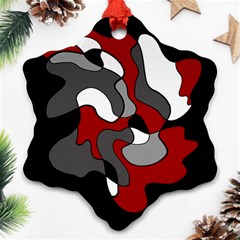 Creative Spot - Red Ornament (snowflake) 