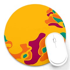 Colorful Creativity Round Mousepads