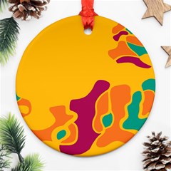 Colorful Creativity Ornament (round) 