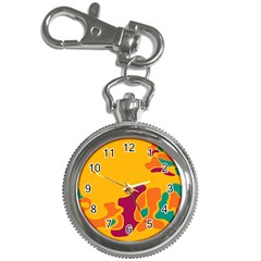 Colorful Creativity Key Chain Watches by Valentinaart