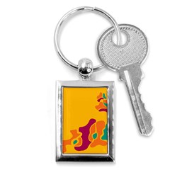 Colorful Creativity Key Chains (rectangle) 