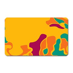 Colorful Creativity Magnet (rectangular) by Valentinaart