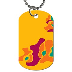 Colorful Creativity Dog Tag (one Side) by Valentinaart