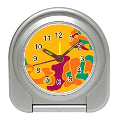 Colorful Creativity Travel Alarm Clocks by Valentinaart