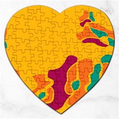 Colorful Creativity Jigsaw Puzzle (heart)