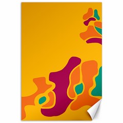 Colorful Creativity Canvas 12  X 18  