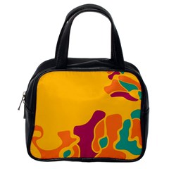 Colorful Creativity Classic Handbags (one Side)