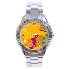 Colorful Creativity Stainless Steel Analogue Watch by Valentinaart