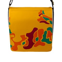 Colorful Creativity Flap Messenger Bag (l) 