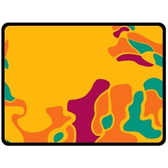 Colorful Creativity Double Sided Fleece Blanket (large) 