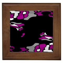 Magenta Creativity  Framed Tiles