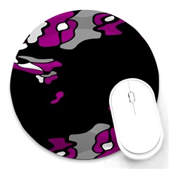 Magenta Creativity  Round Mousepads