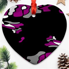 Magenta Creativity  Ornament (heart) 