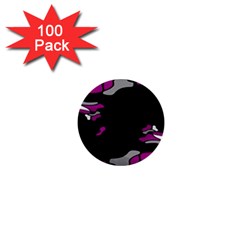 Magenta Creativity  1  Mini Buttons (100 Pack) 