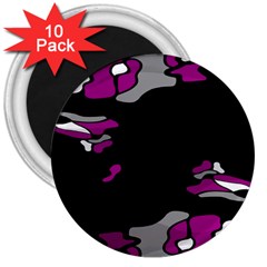 Magenta Creativity  3  Magnets (10 Pack) 