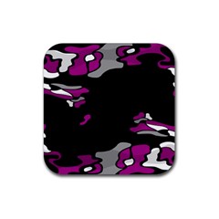 Magenta Creativity  Rubber Coaster (square) 