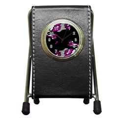 Magenta Creativity  Pen Holder Desk Clocks