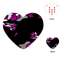 Magenta Creativity  Playing Cards (heart) 