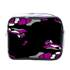 Magenta Creativity  Mini Toiletries Bags by Valentinaart