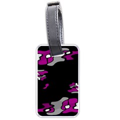 Magenta Creativity  Luggage Tags (one Side)  by Valentinaart