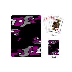 Magenta Creativity  Playing Cards (mini)  by Valentinaart