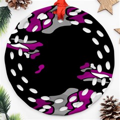 Magenta Creativity  Ornament (round Filigree) 