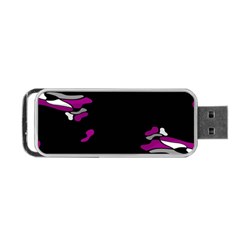 Magenta Creativity  Portable Usb Flash (one Side)