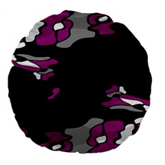 Magenta Creativity  Large 18  Premium Flano Round Cushions