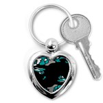 Cyan creativity Key Chains (Heart)  Front