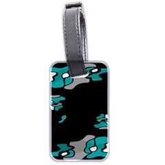 Cyan Creativity Luggage Tags (two Sides)