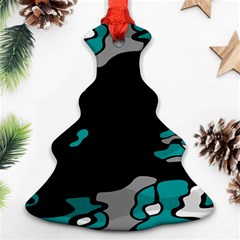 Cyan Creativity Ornament (christmas Tree)