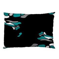 Cyan Creativity Pillow Case (two Sides)