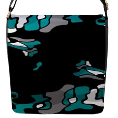 Cyan Creativity Flap Messenger Bag (s)