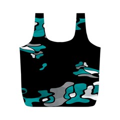 Cyan Creativity Full Print Recycle Bags (m) 