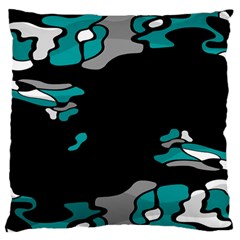 Cyan Creativity Standard Flano Cushion Case (one Side)