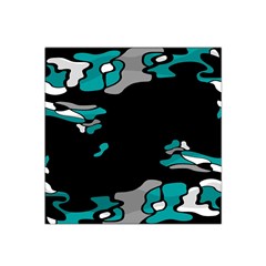 Cyan Creativity Satin Bandana Scarf